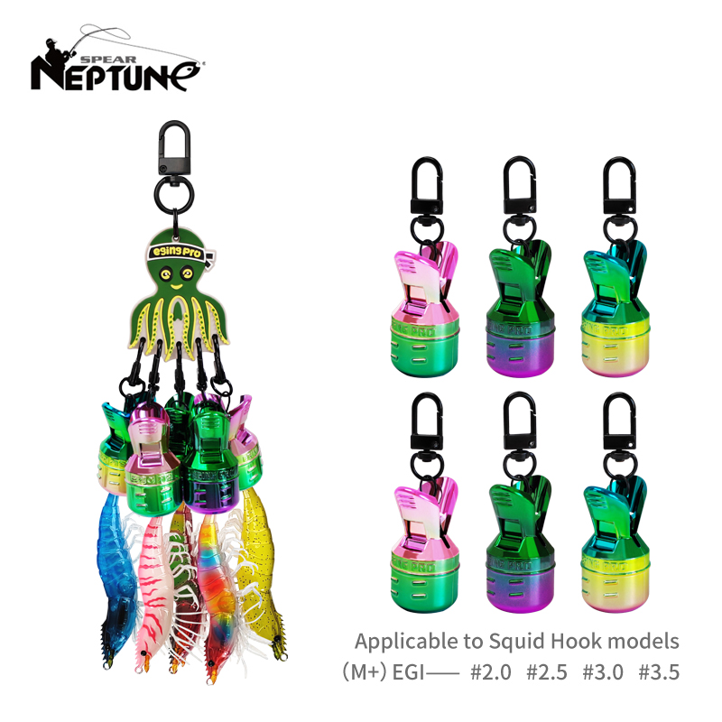 Furniture Hardware Jig - ชุดอุปกรณ์ป้องกันเหยื่อตกปลา M+ 6 ชิ้น สีพังก์ ชุบไฟฟ้า