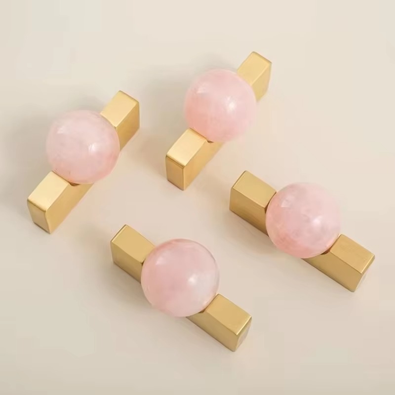 ลูกบอลคริสตัลสีขาว + มือจับเฟอ - Furniture Hardware Drop Pulls บทวิจารณ์และราคา
