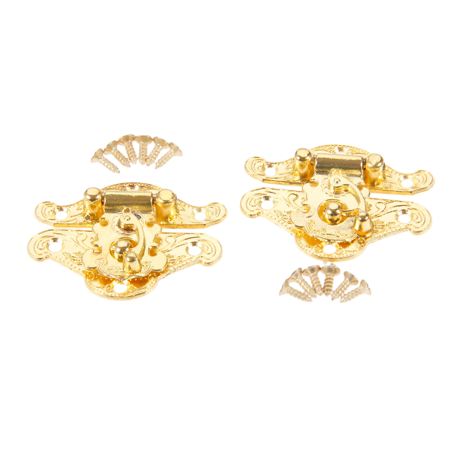 DRELD 2Pcs ทองโบราณกล่อง Latch - Furniture Hardware Manufacturer บทวิจารณ์และราคา