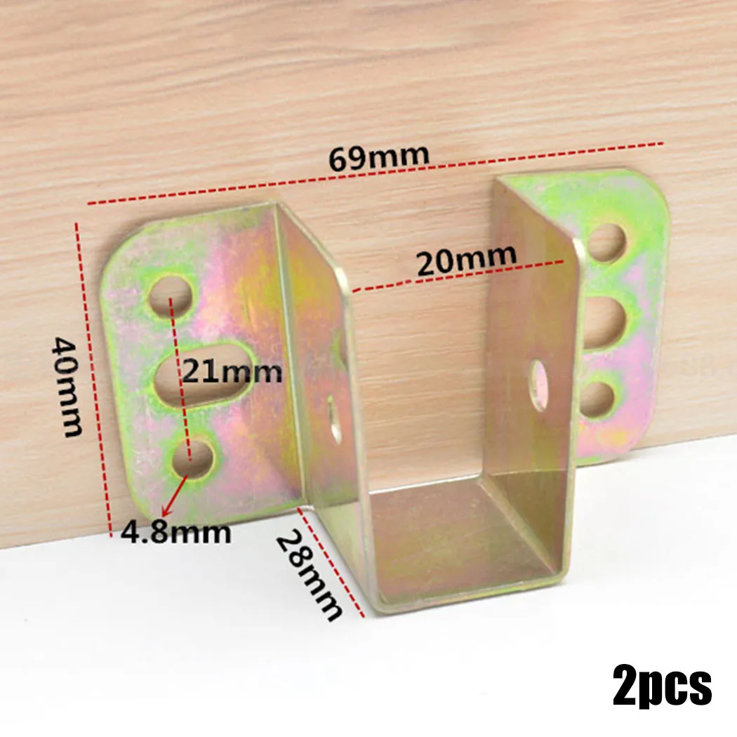 2pcs U รูปโลหะวงเล็บเตียงเตียง - Furniture Hardware Manufacturer บทวิจารณ์และราคา