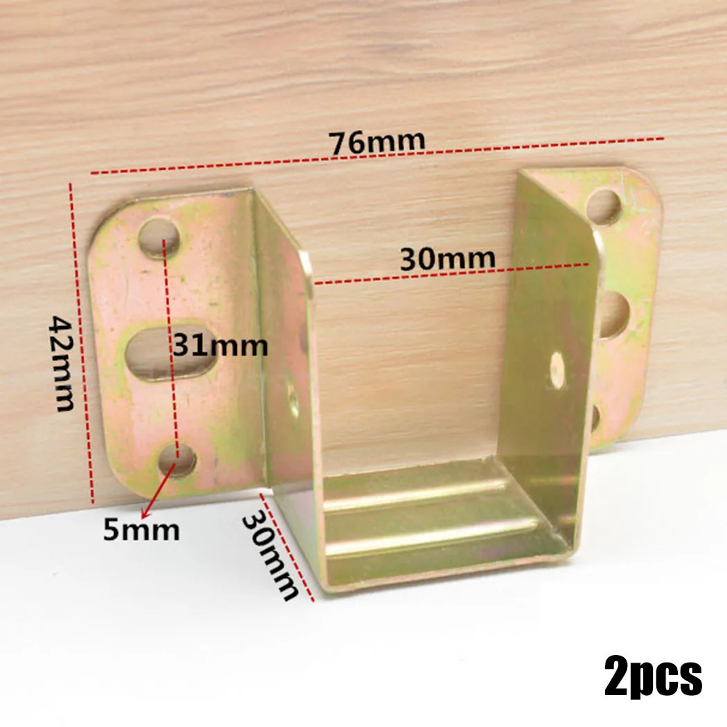 2pcs U รูปโลหะวงเล็บเตียงเตียง - Furniture Hardware Manufacturer บทวิจารณ์และราคา