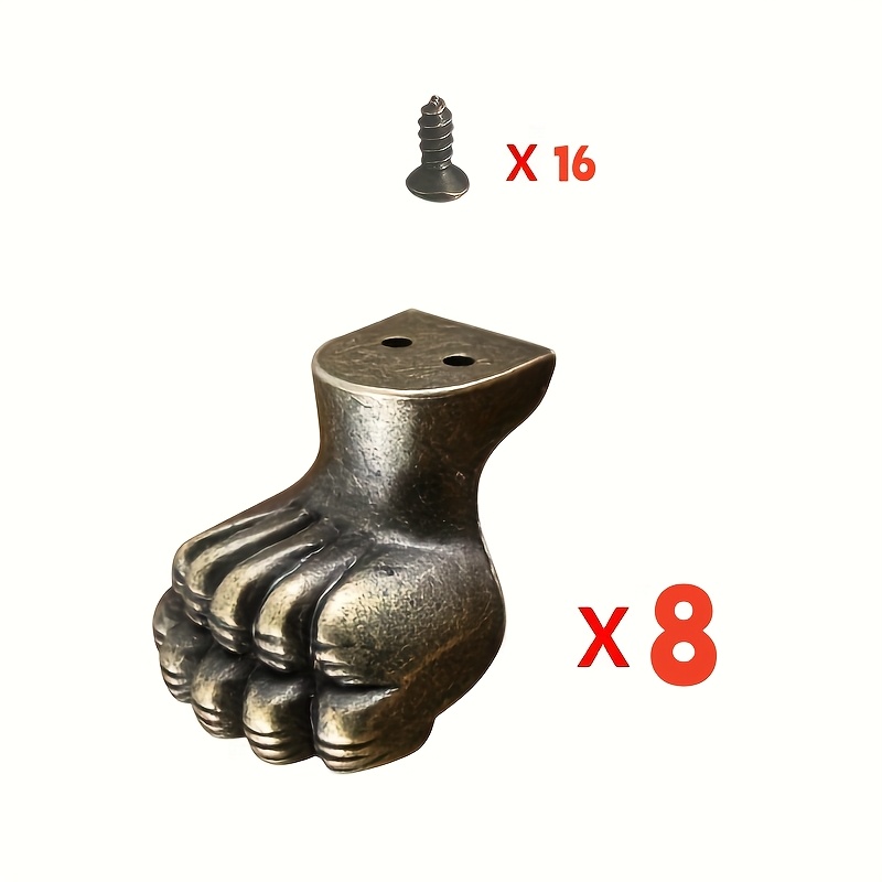 ขาตั้งทองเหลืองโบราณ 8 ชิ้น สำ - Cabinet Hinge Overlay บทวิจารณ์และราคา