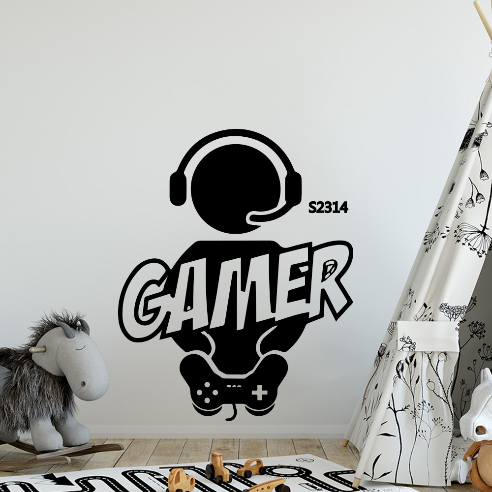 1 PC Gamer Wall Art Decal สําห - Furniture Hardware Manufacturer บทวิจารณ์และราคา